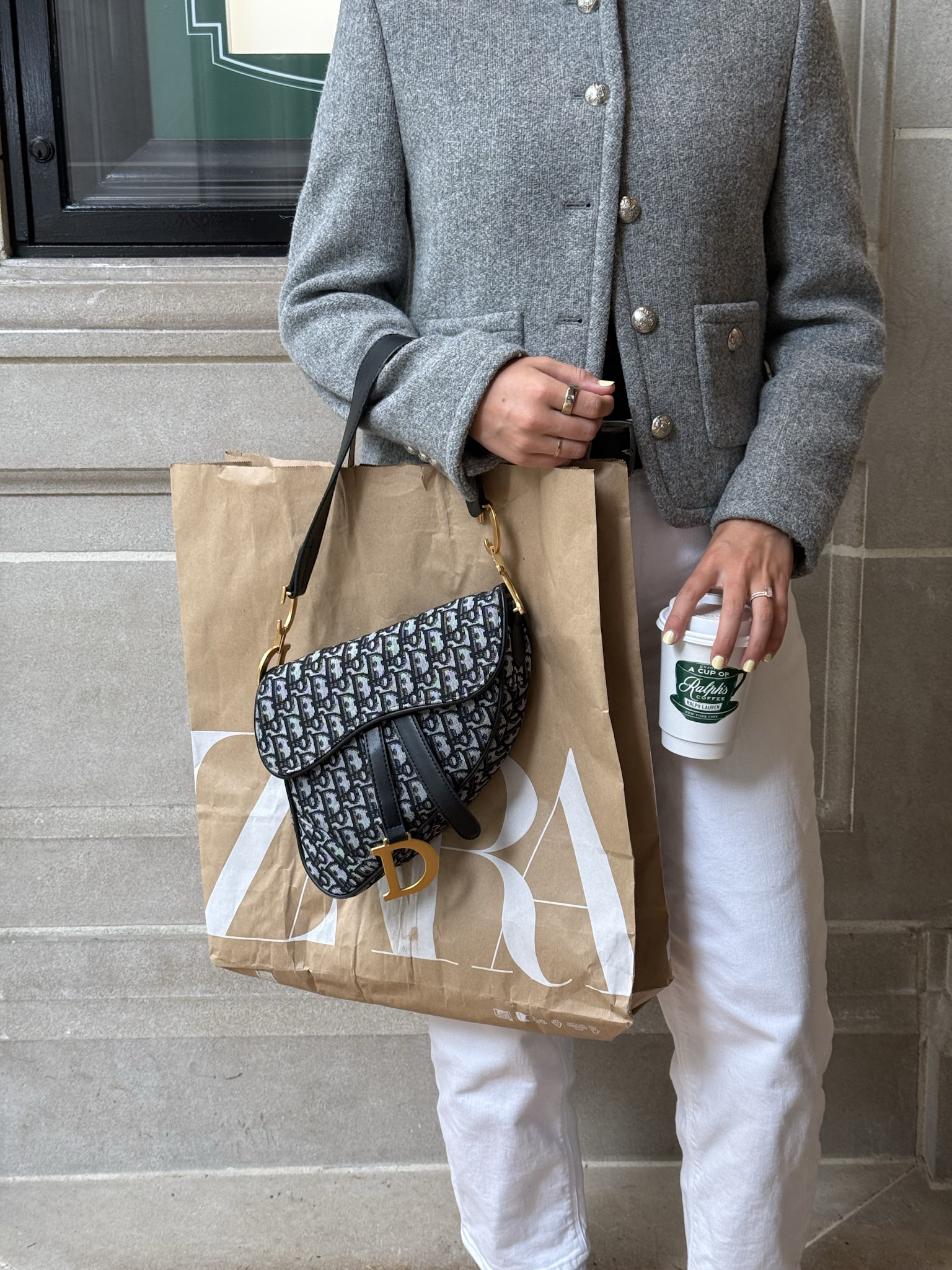 blogger getting a cup of coffee and shopping instead of working on business